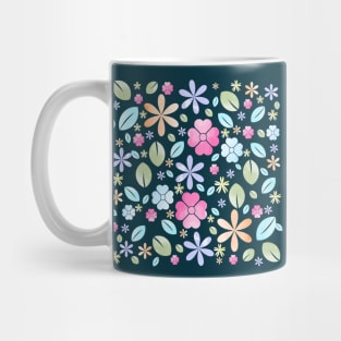 Floral pattern in watercolor Mug